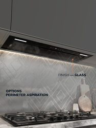 MILLEN 90 cm Buit in Range Hood 750 m3/h - MBKHG 902 BL, 3 Year Warranty